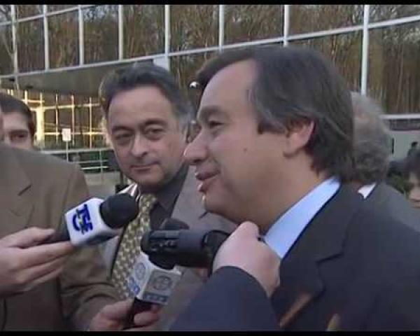 O primeiro-ministro António Guterres visita o Luxemburgo