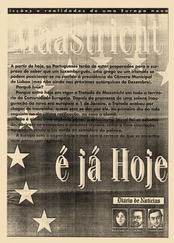 Maastricht é já hoje Maastricht é já hoje