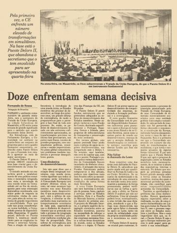 Doze enfrentam semana decisiva 