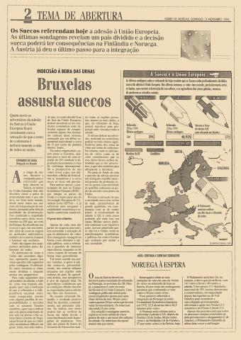 Bruxelas assusta suecos 