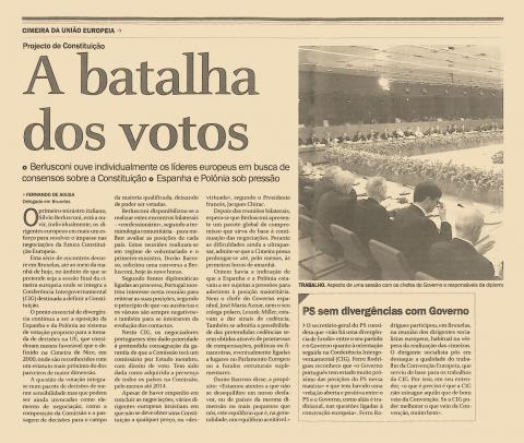 A batalha dos votos A batalha dos votos