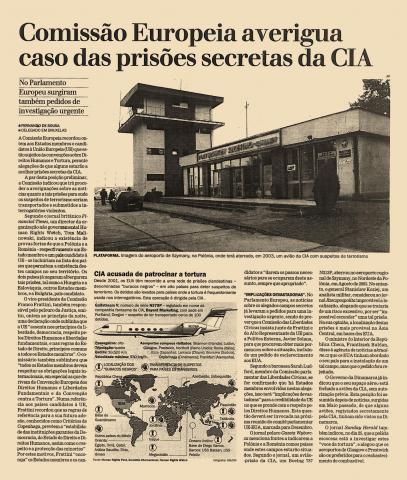 Comissão Europeia averigua caso das prisões secretas da CIA 