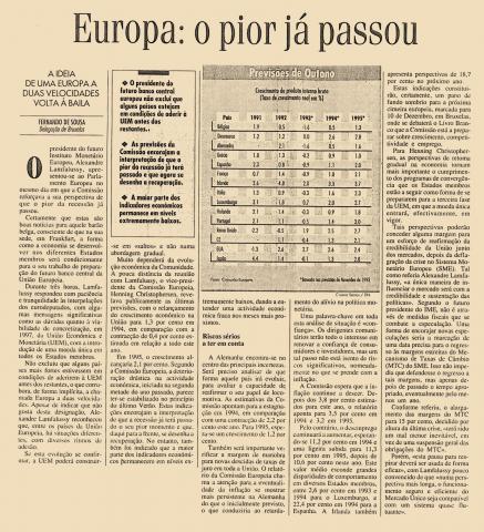 Europa: o pior já passou