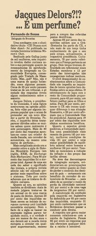 Jacques Dolors?!? …É um perfume?