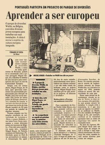 Aprender a ser europeu