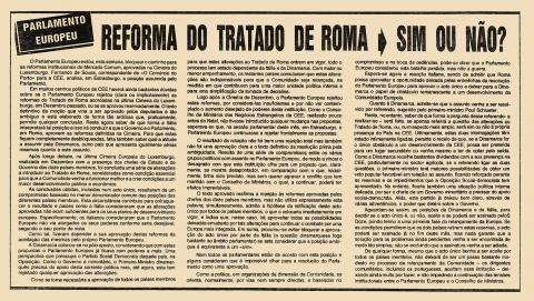 Reforma do tratado de Roma: Sim ou Não?