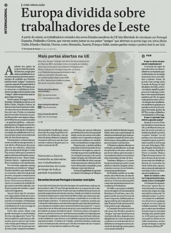 Europa dividida sobre trabalhadores de Leste
