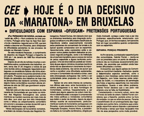 CEE: Hoje é o dia decisivo da “maratona” em Bruxelas 