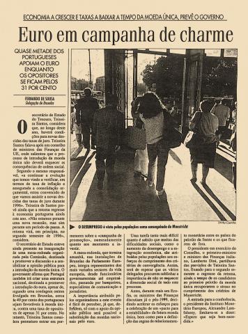 Euro em campanha de charme