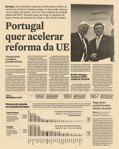 Portugal quer acelerar reforma da UE Portugal quer acelerar reforma da UE