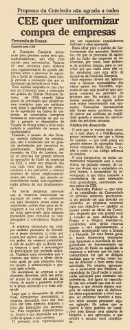CEE quer uniformizar compra de empresas CEE quer uniformizar compra de empresas