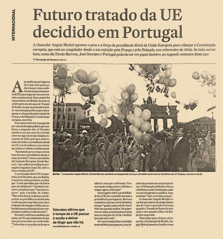 Futuro tratado da EU decidido em Portugal