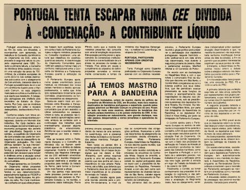 Já temos mastro para a bandeira 