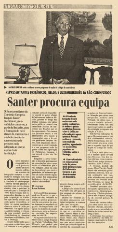 Santer procura equipa Santer procura equipa