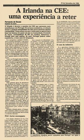 A Irlanda na CEE: uma experiência a reter