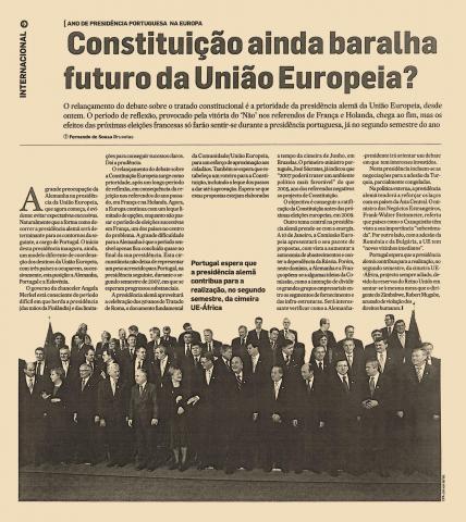 Constituição ainda baralha futuro da União Europeia?