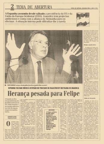 Herança pesada para Filipe 