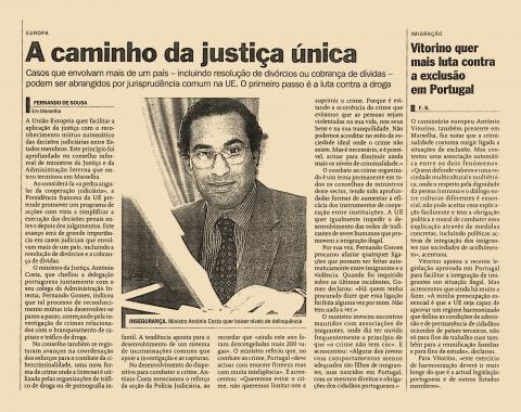 A caminho da justiça única