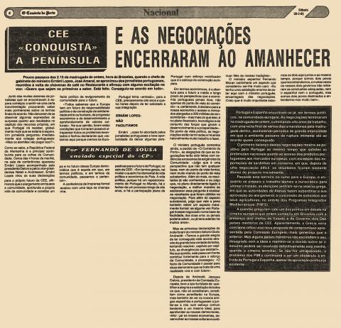 E as negociações encerraram ao amanhecer 