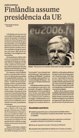 Finlândia assume presidência da EU
