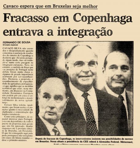 Fracasso em Copenhaga entrava a integração Fracasso em Copenhaga entrava a integração