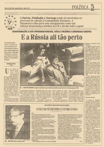 E a Rússia ali tão perto E a Rússia ali tão perto