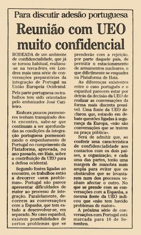 Reunião com UEO muito confidencial