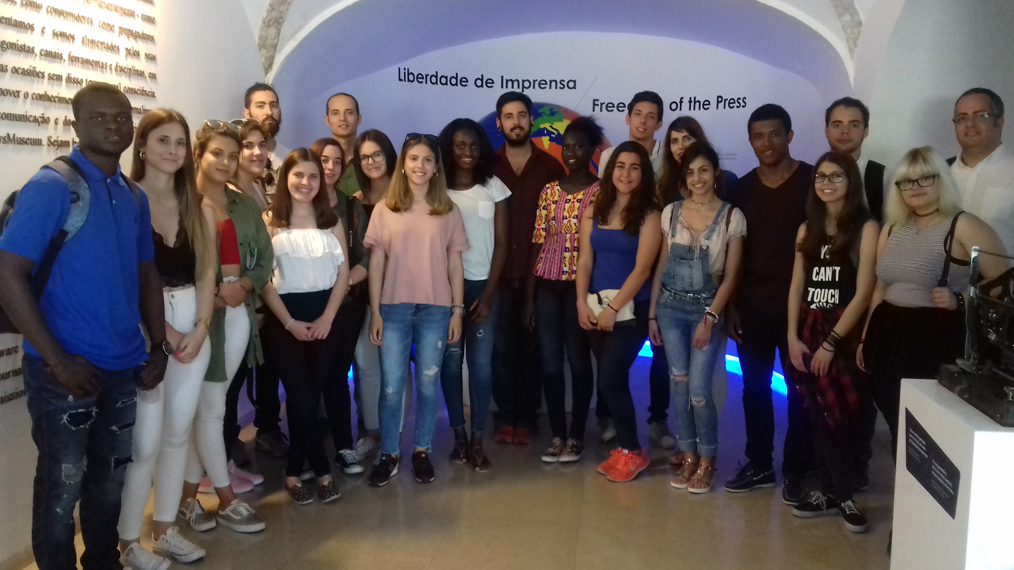 Visita da Escola Superior de Educação do IP Beja  NewsMuseum